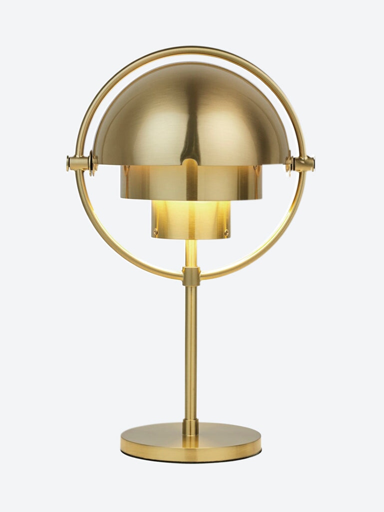Multi-lite portable lamp brass base 4