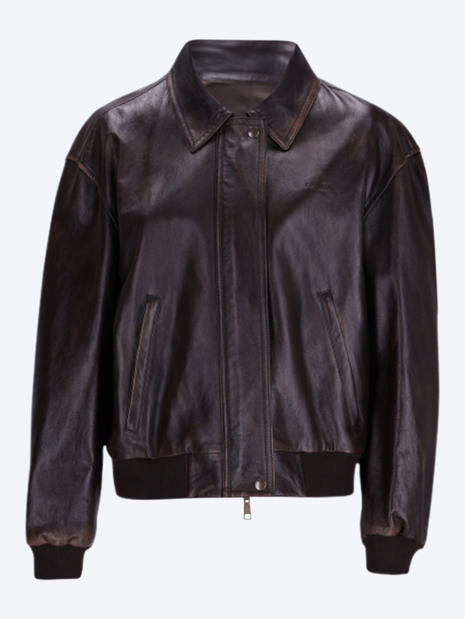 Jacke aus Nappaleder (kein Reptil). 1