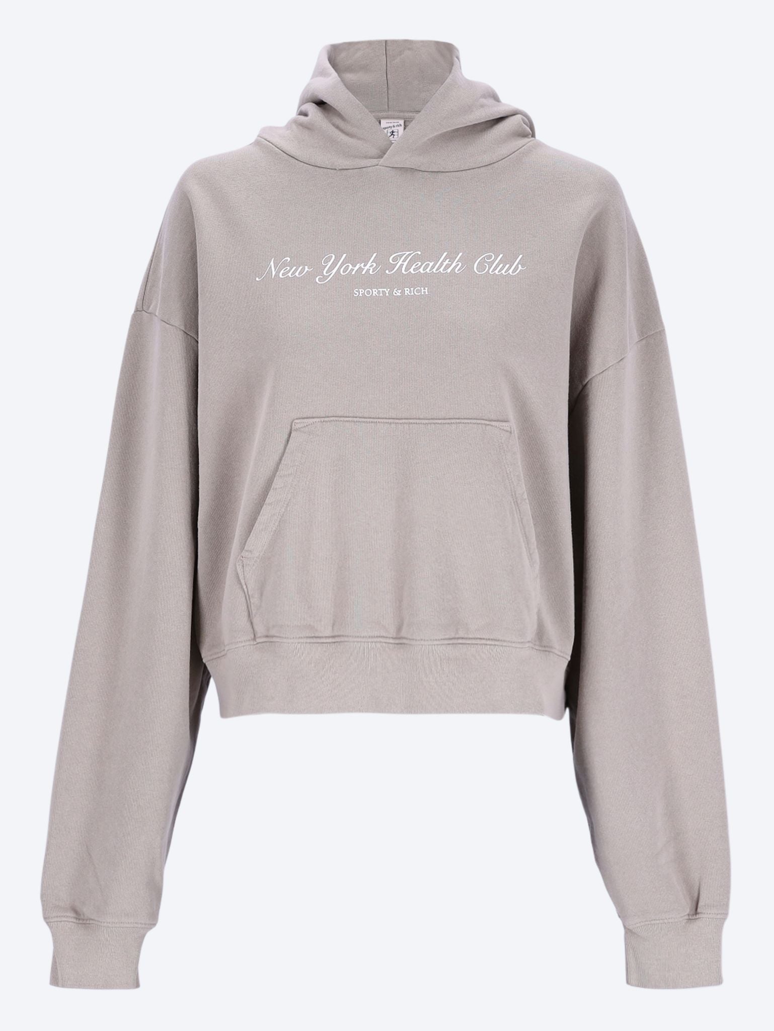 Ny health club cropped hoodie 1