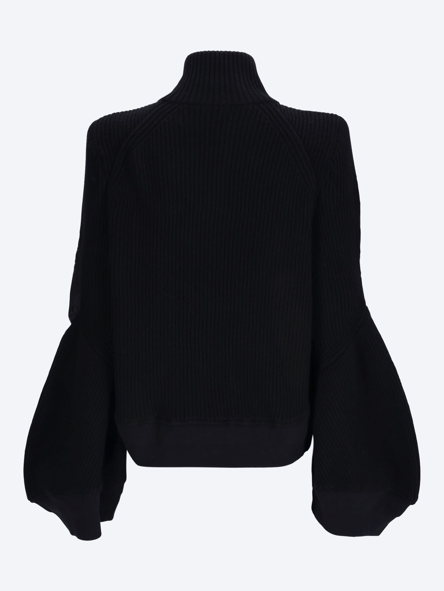 Blousonjacke aus Nylon-Twill x Wollstrick 3