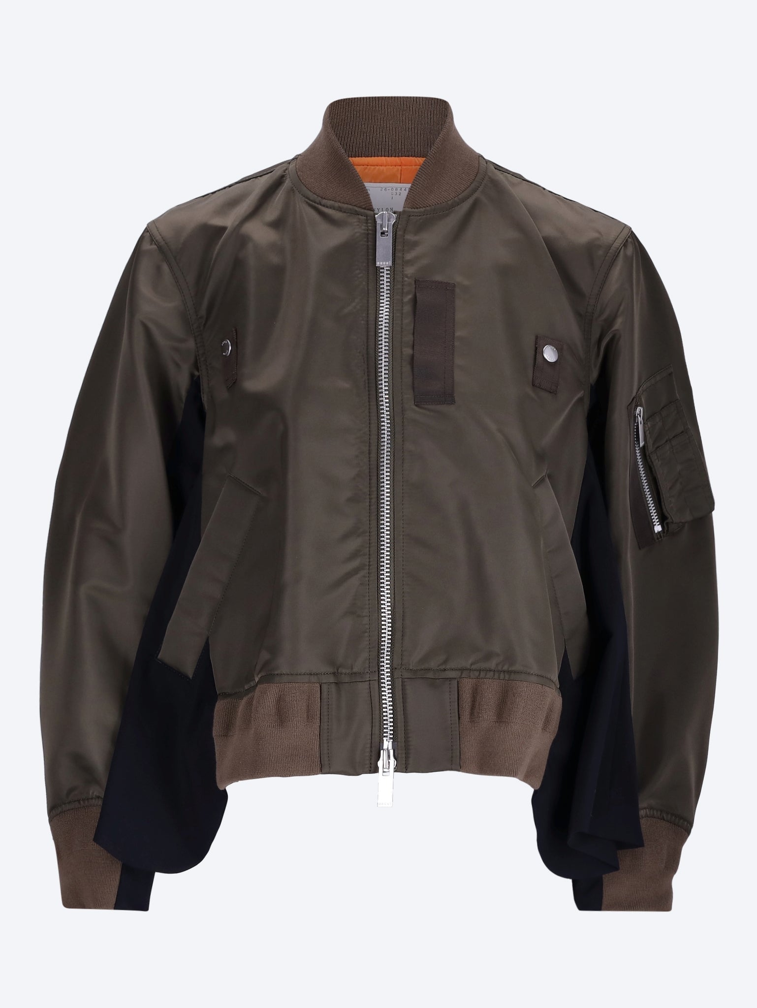 Nylon twill x wool suiting blouson 1