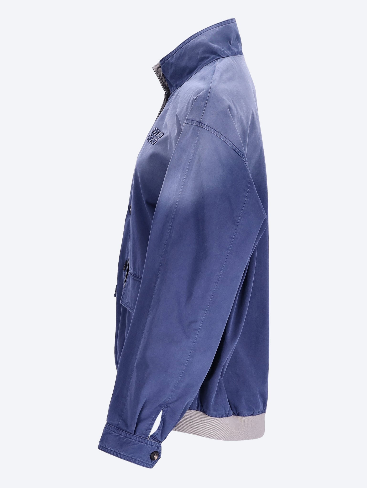 Alte Blousonjacke aus gewaschenem Twill 2