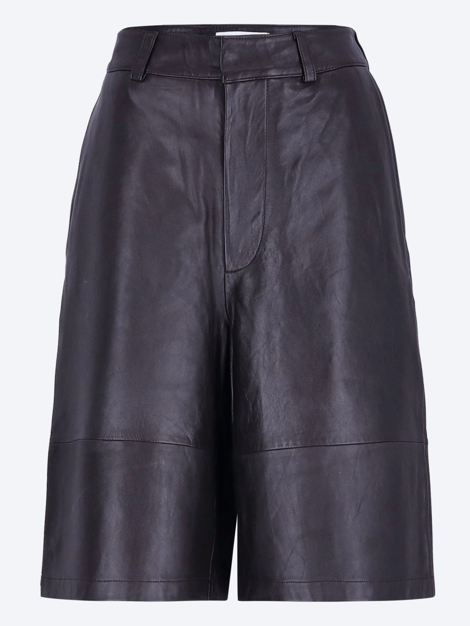 Olivia leather bermuda shorts 1