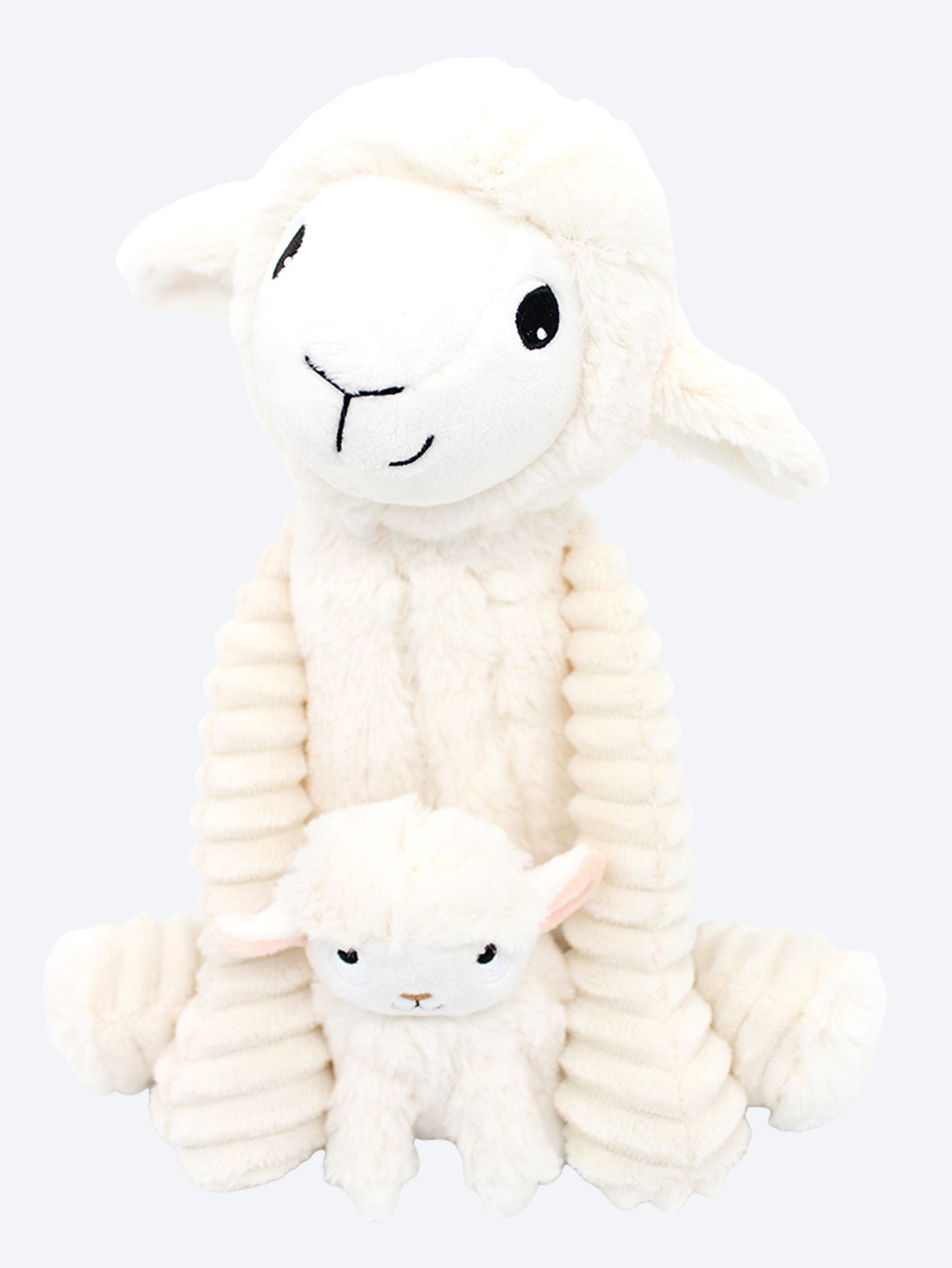 Olou Mouton Maman Et Bebe Blanc 1