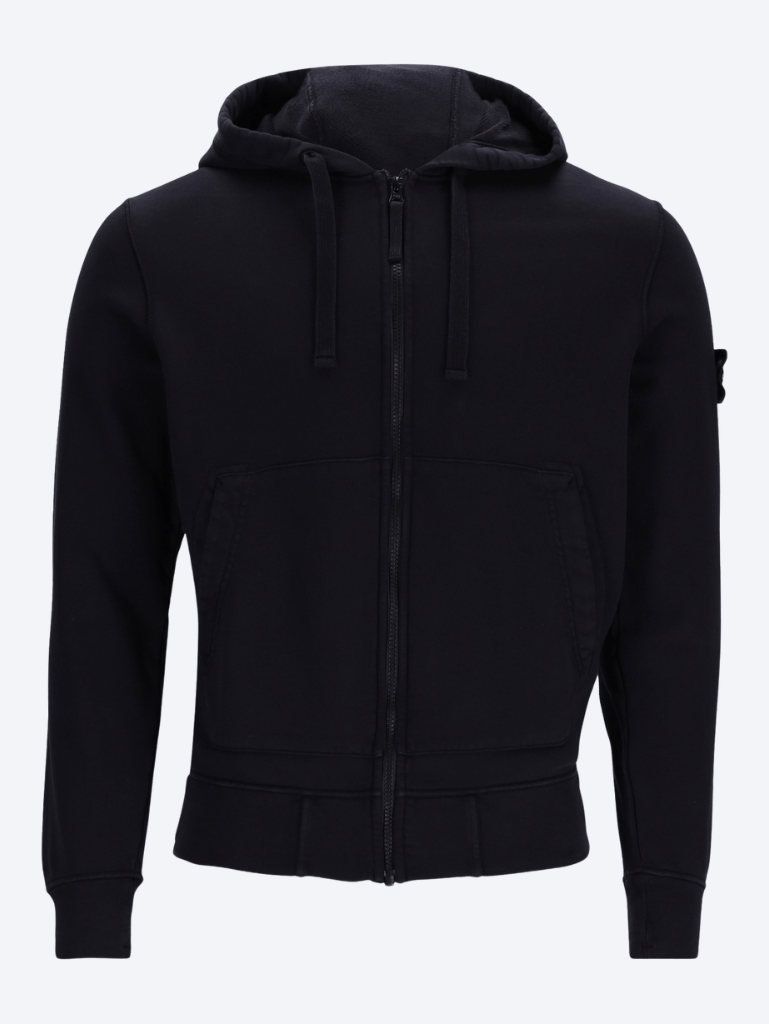 Organic cotton fleece hoodie 1