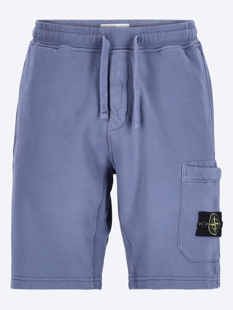 Organic cotton fleece shorts 1