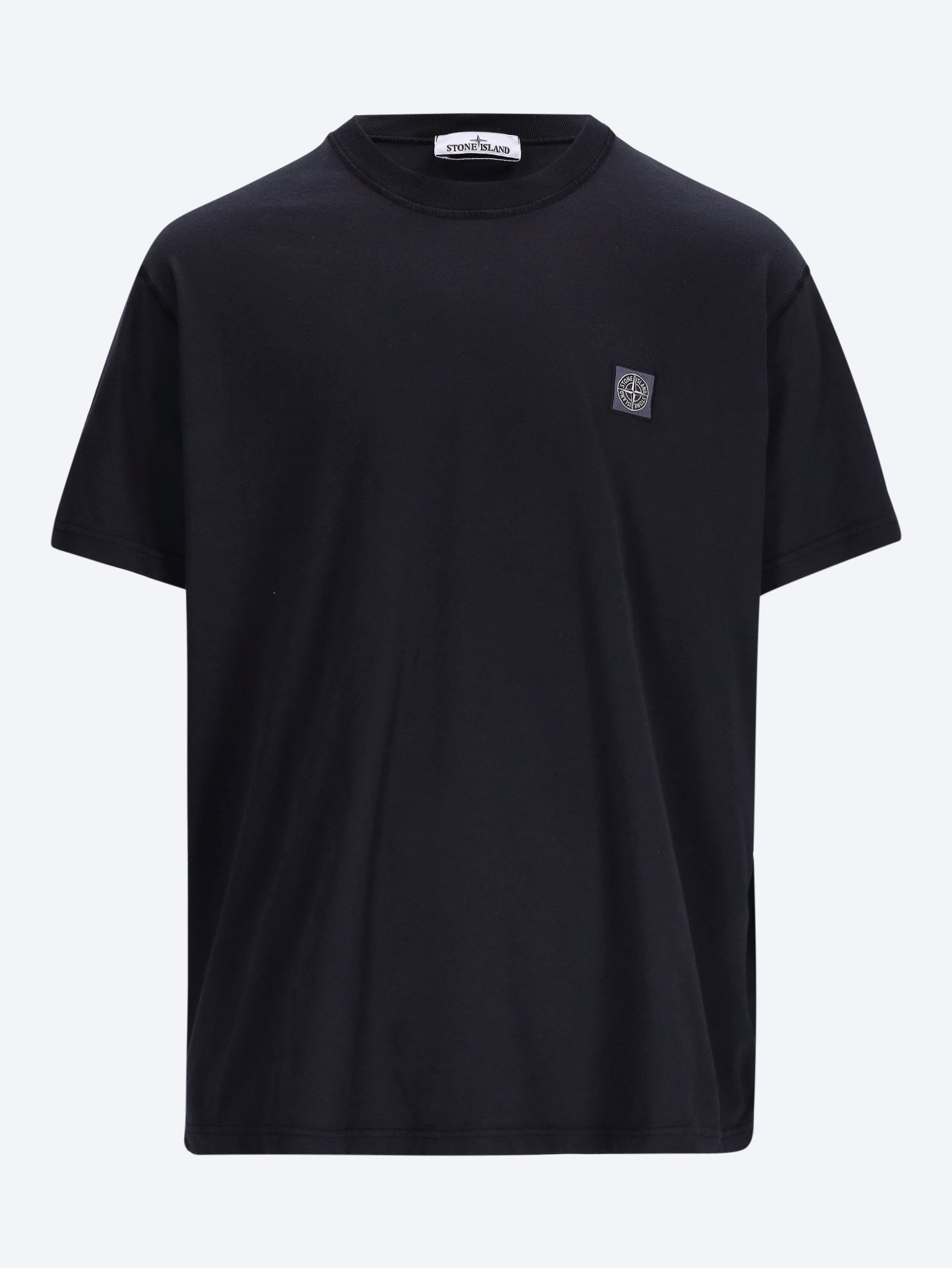 Organic cotton jersey garment dyed short sleeve t-shirt 1