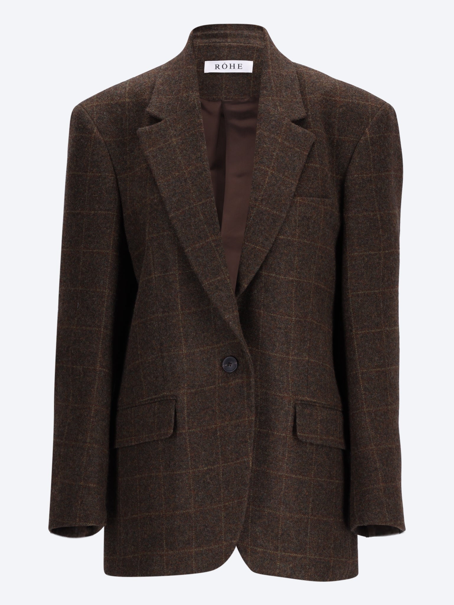 Veste-blazer oversize à carreaux 1