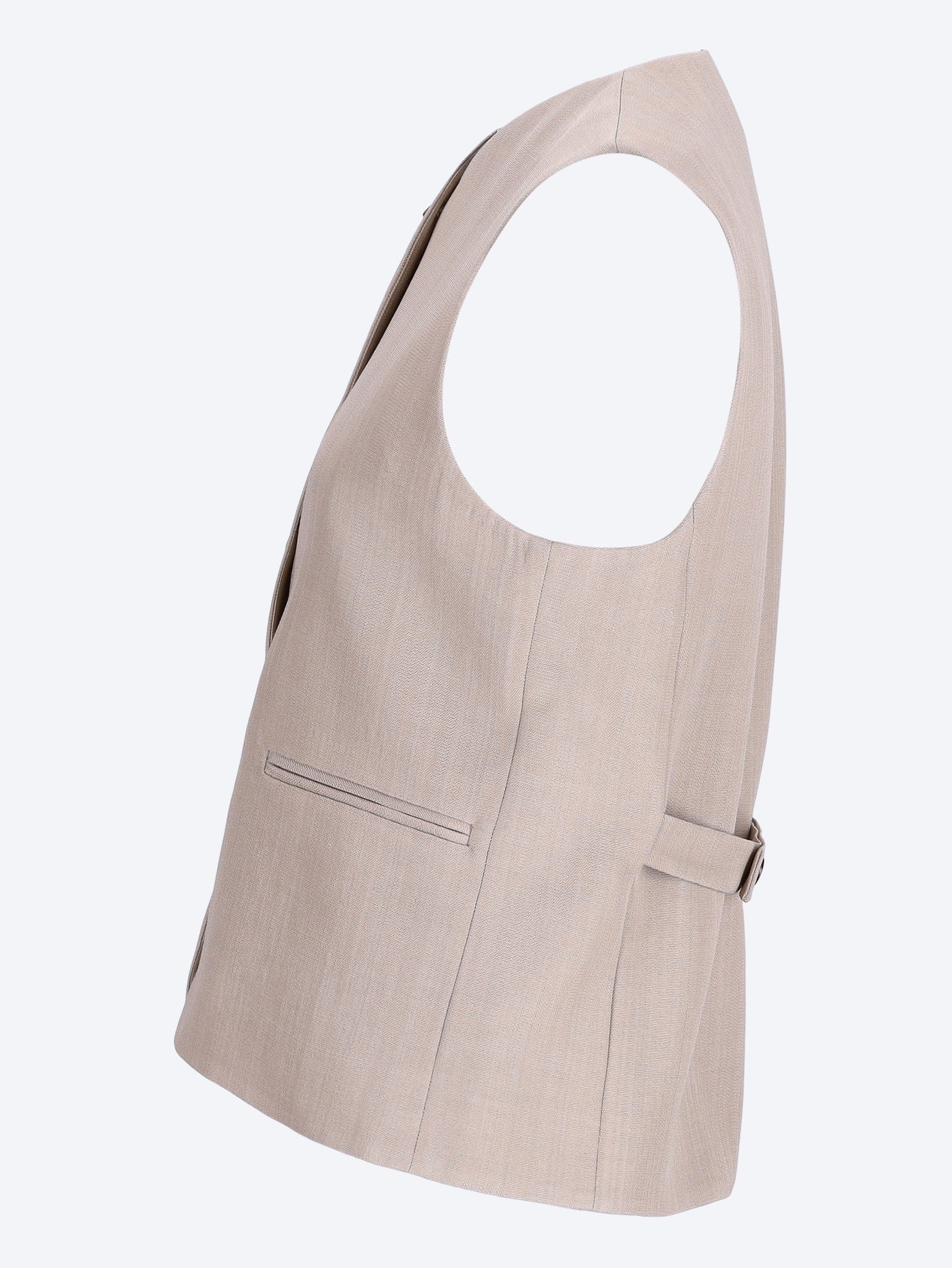 Paco high-neck tailored vest 2