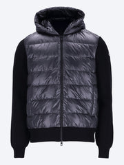 Padded wool zip-up hoodie ref: