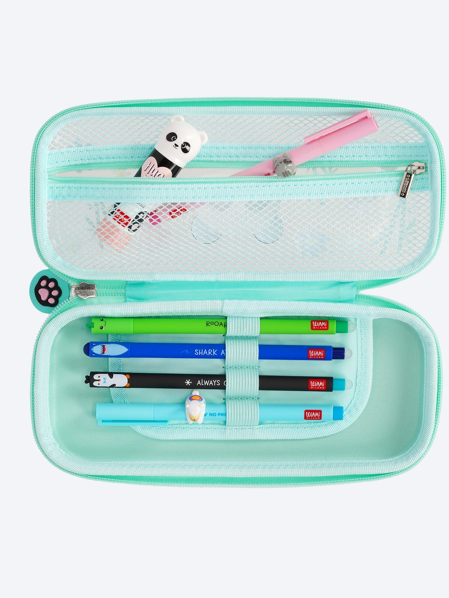 Panda rigid transparent pencil case - wonderwow 2
