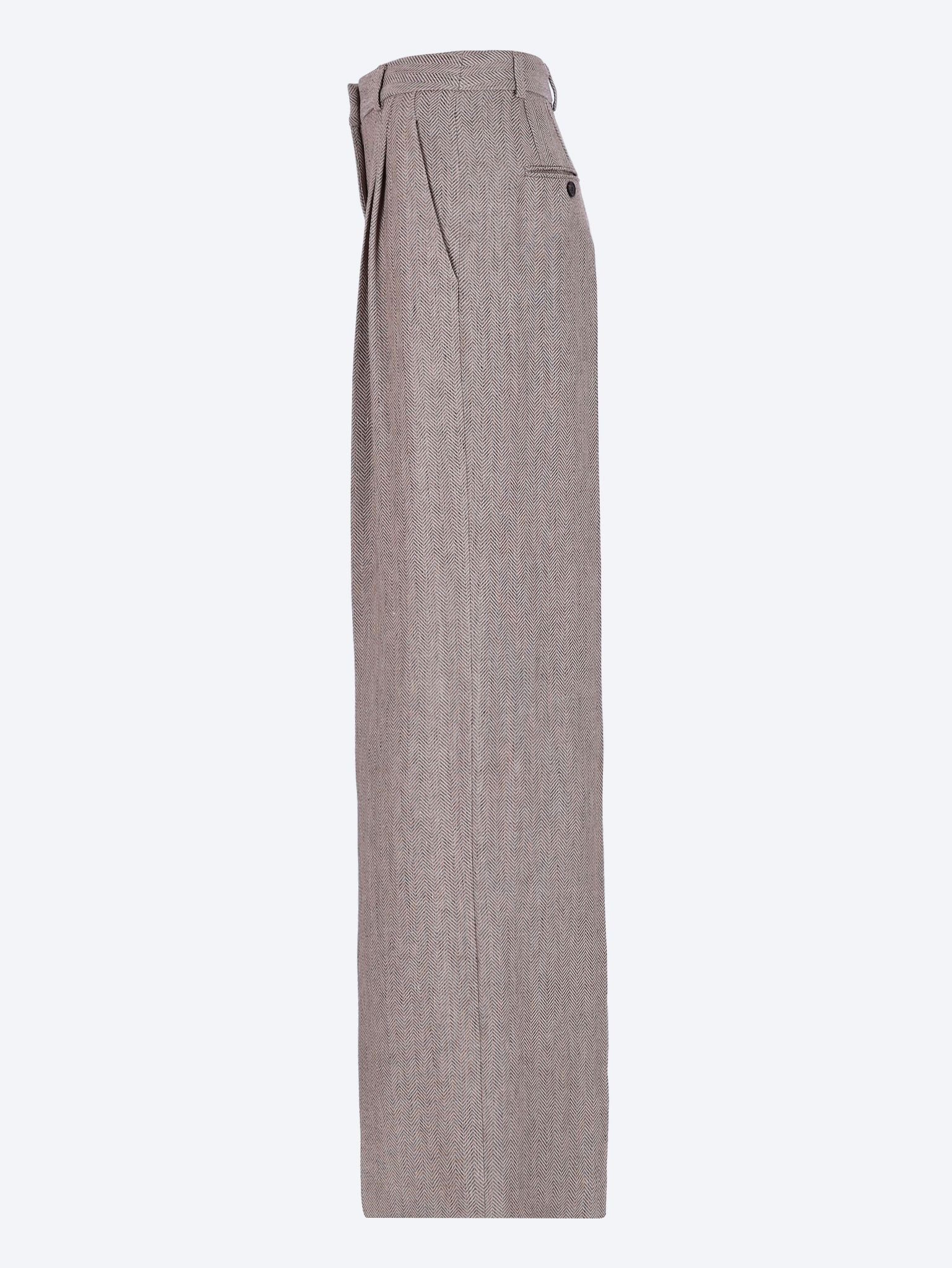 Pants summer linen chevron 2