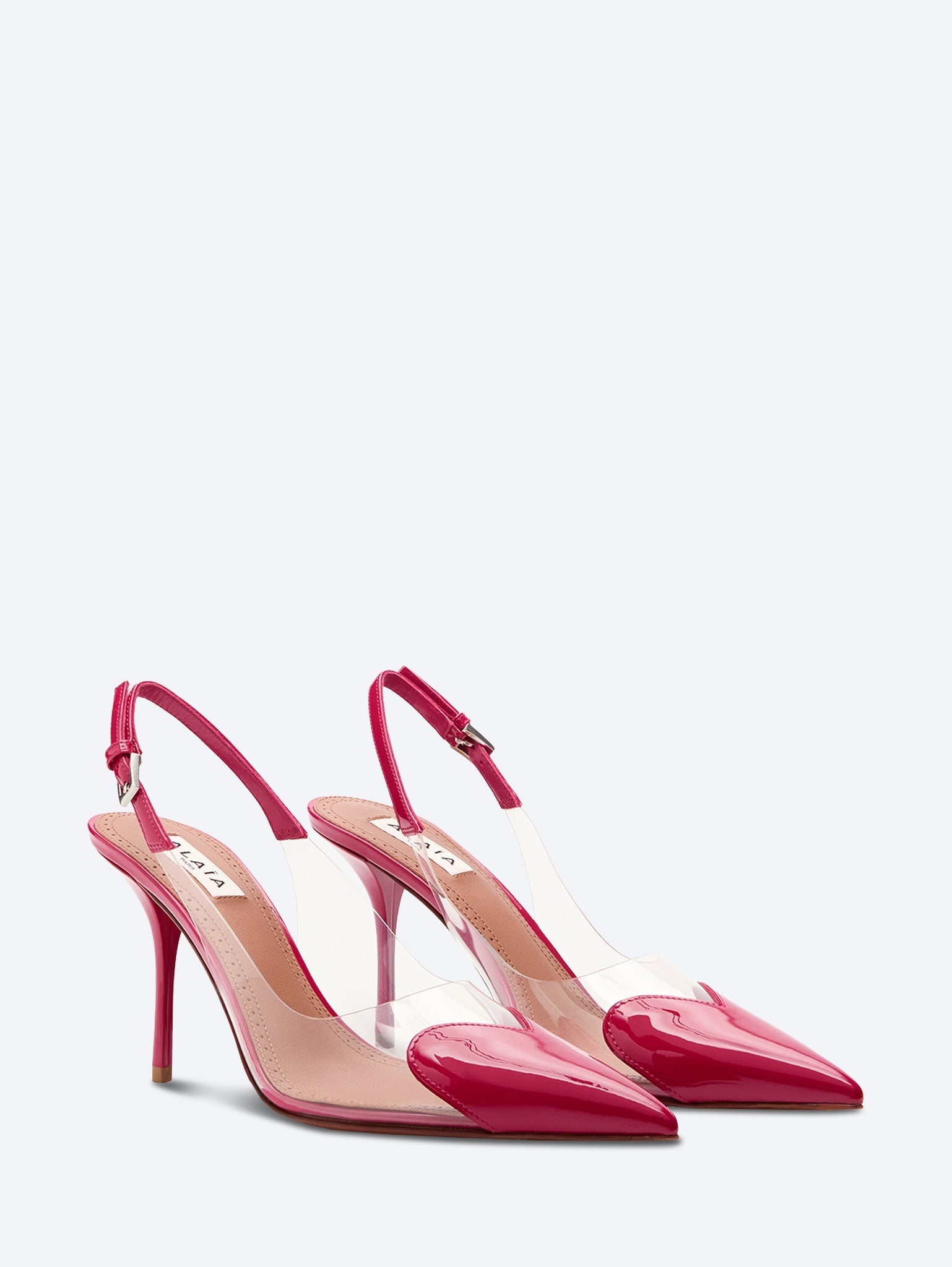 Patent calfskin slingbacks 90 1