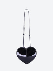 Patent leather le cœur shoulder bag ref: