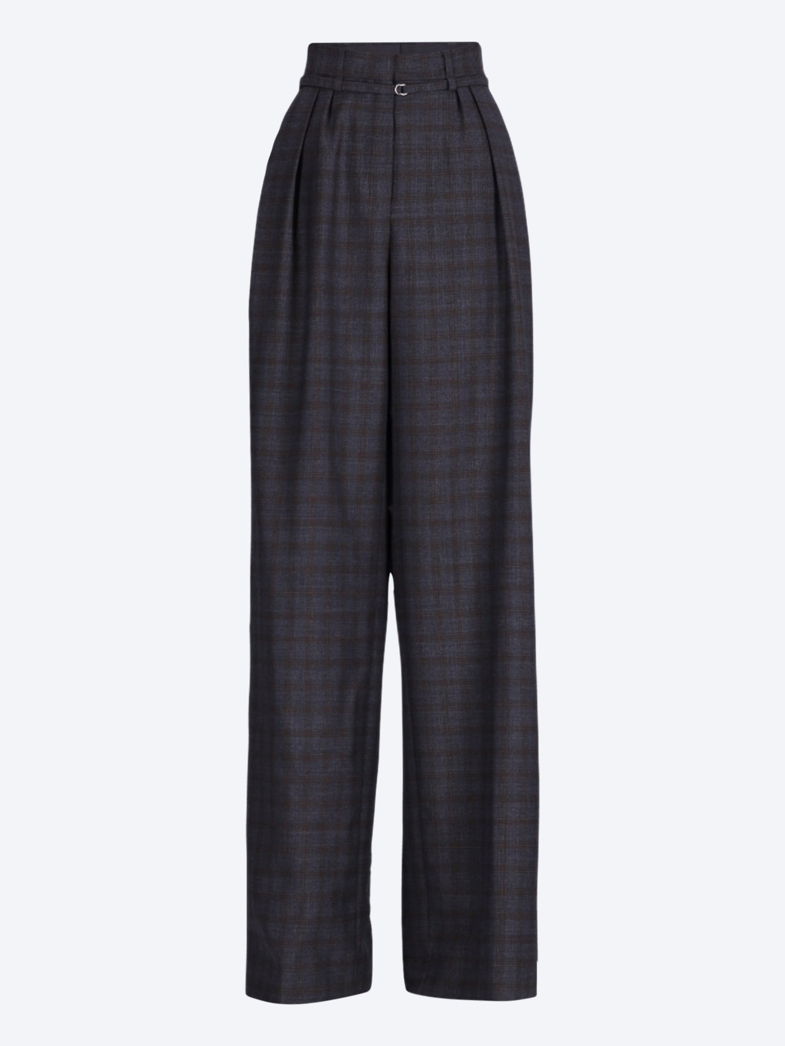 Peacha double belted wide leg high waisted pants 1