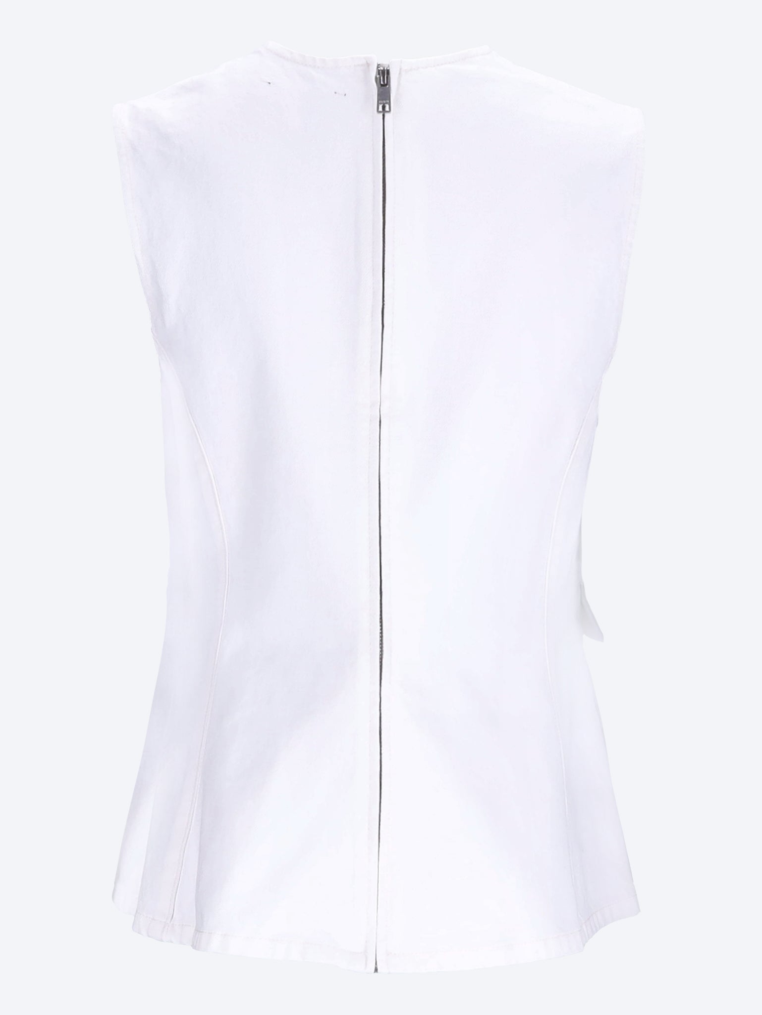 Peplum denim top 3