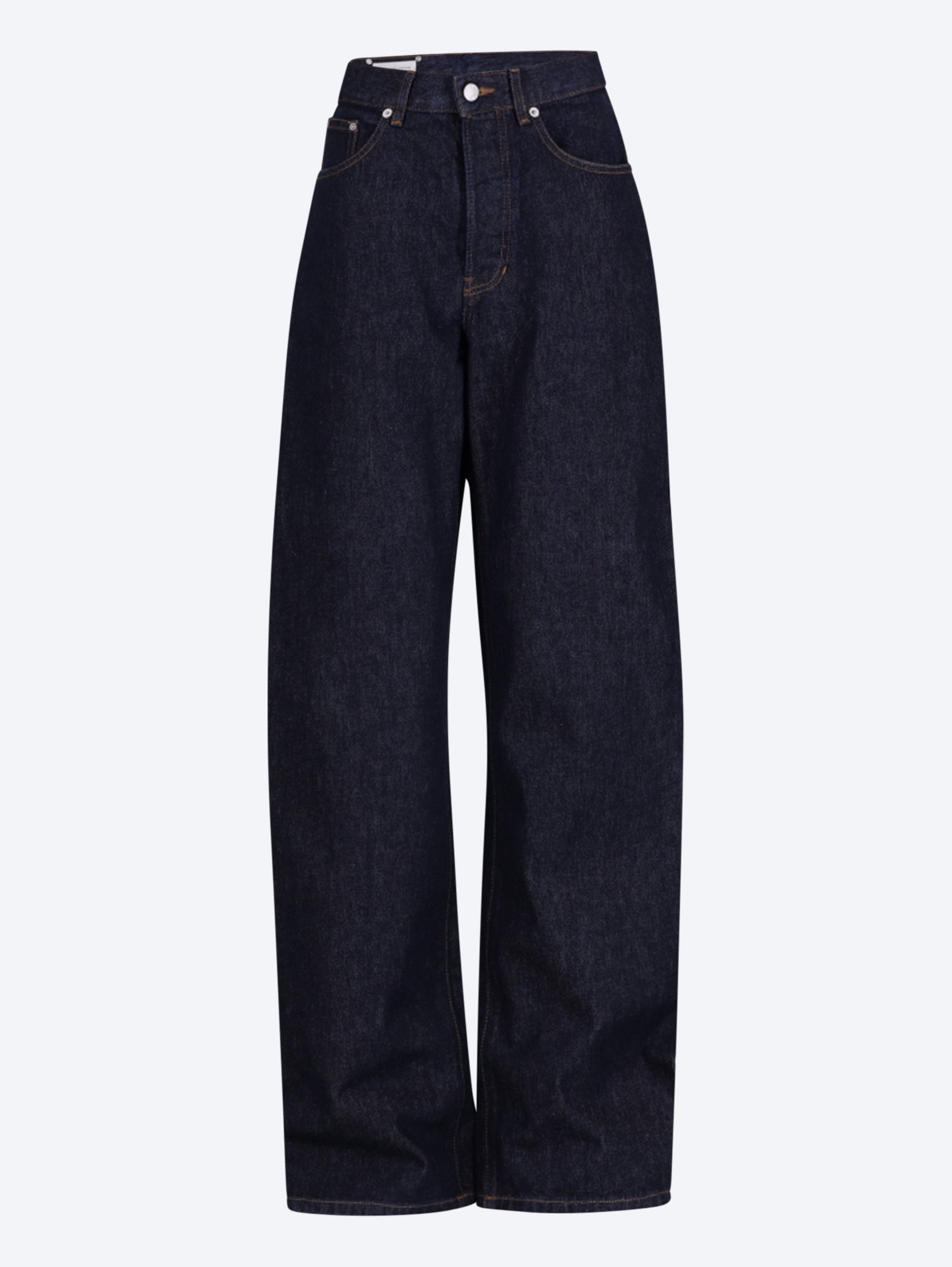 5-Pocket-Jeans mit weitem Bein 1