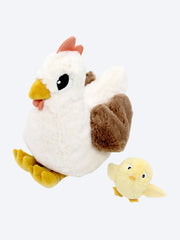 Pioupiou Poule Maman Et Bebe Blanche ref: