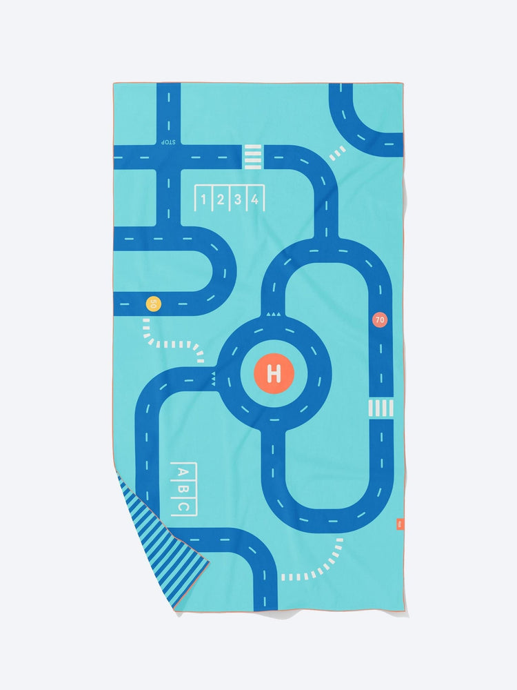 Play Towel L 180X100 Cm Road 1