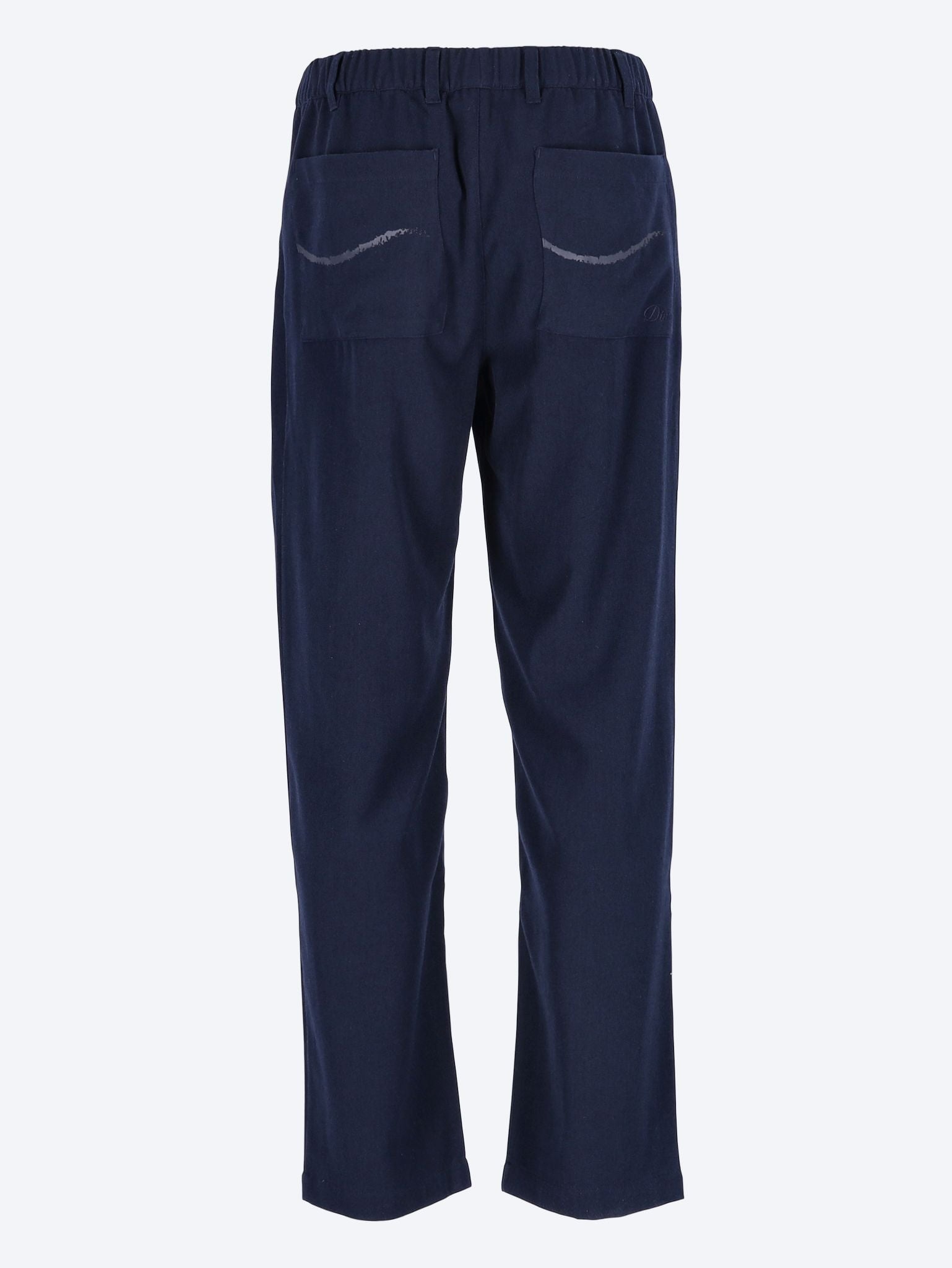 Pleated twill pants 3