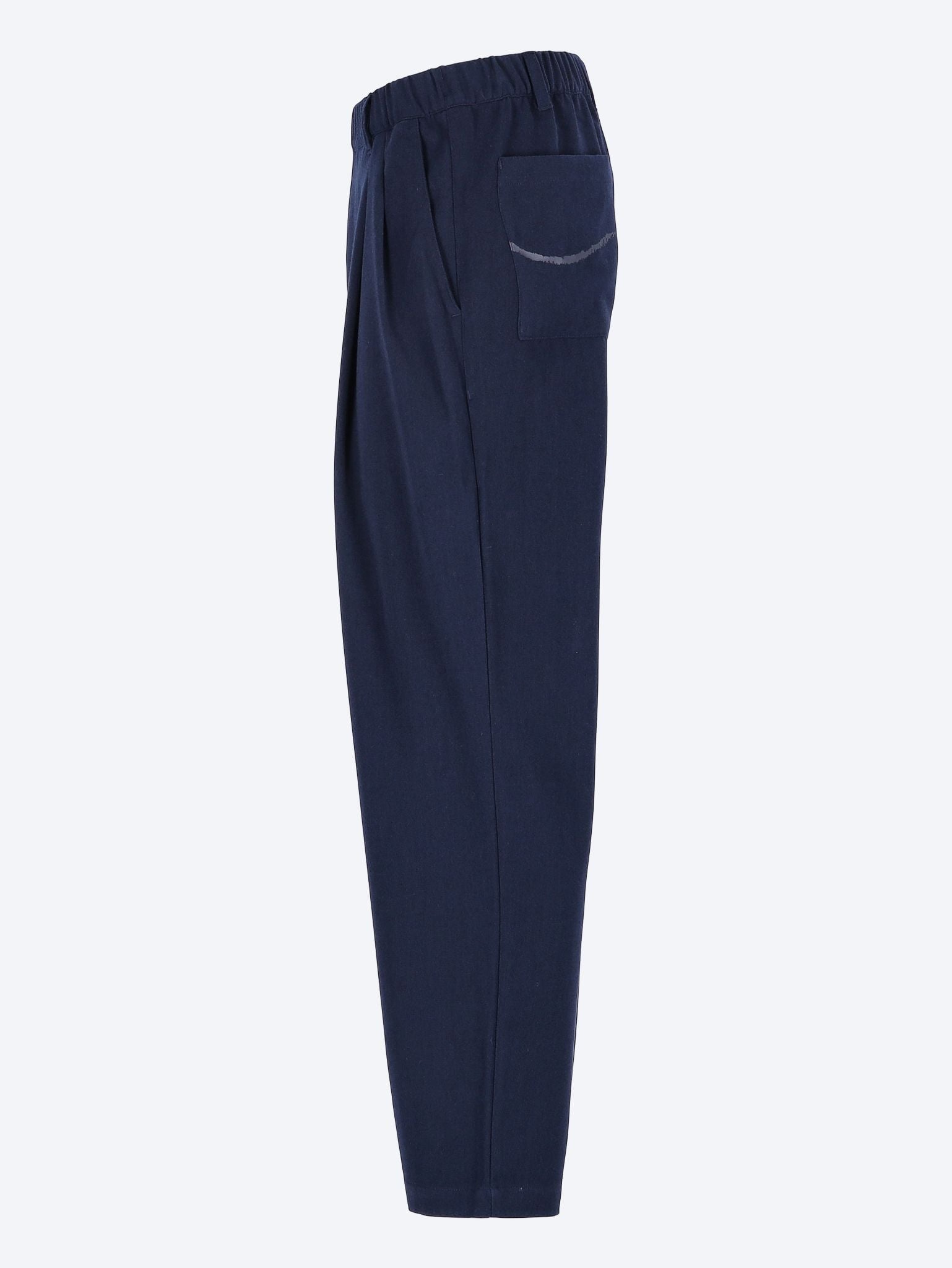 Pleated twill pants 2