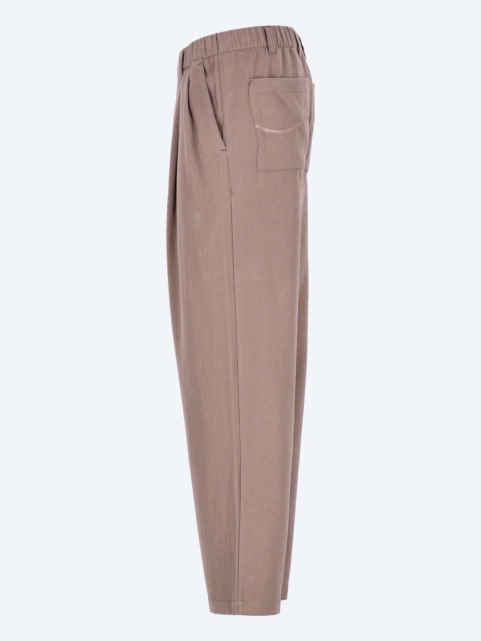 Pleated twill pants 2