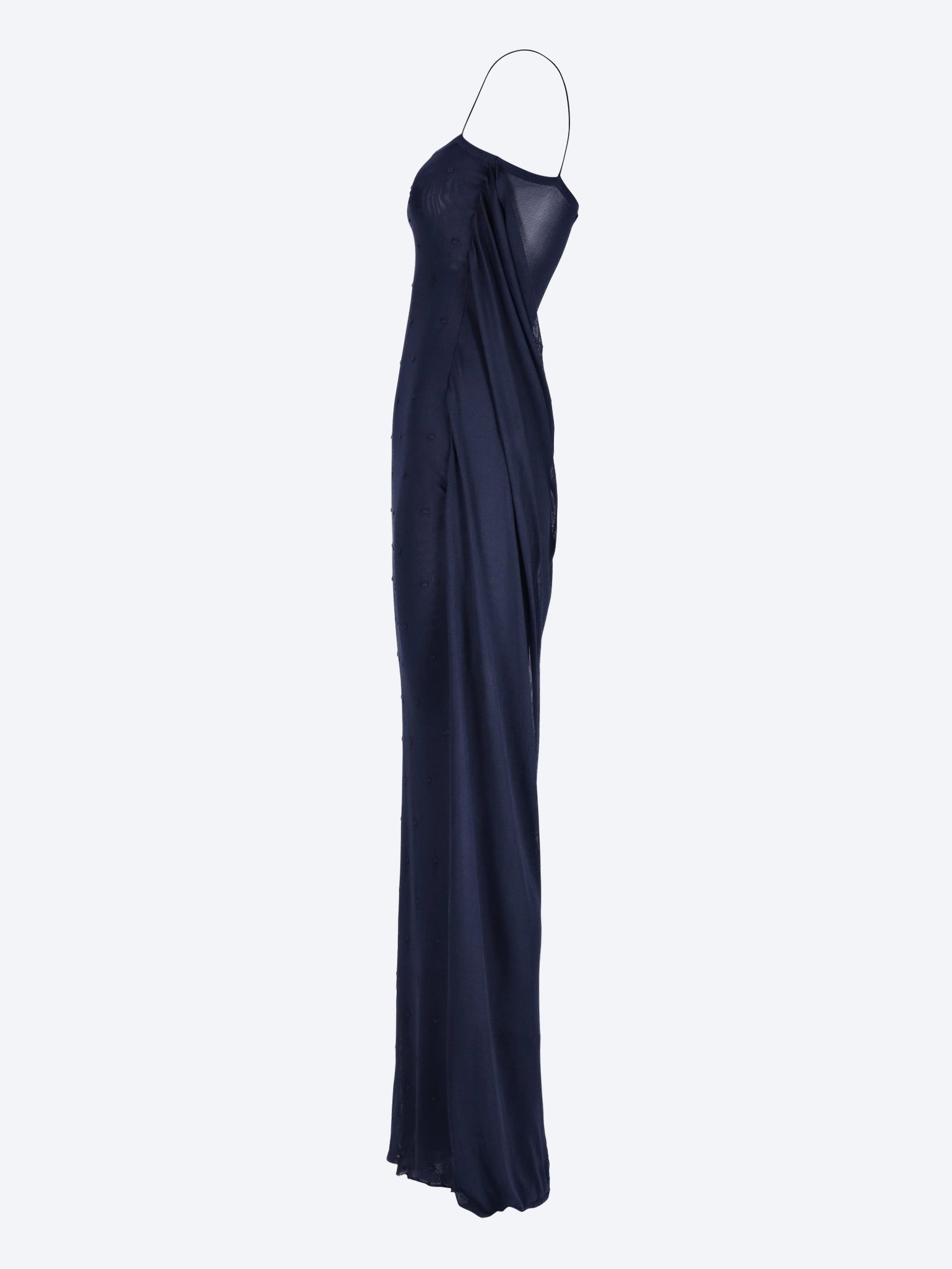 Plumetis knit maxi dress 2