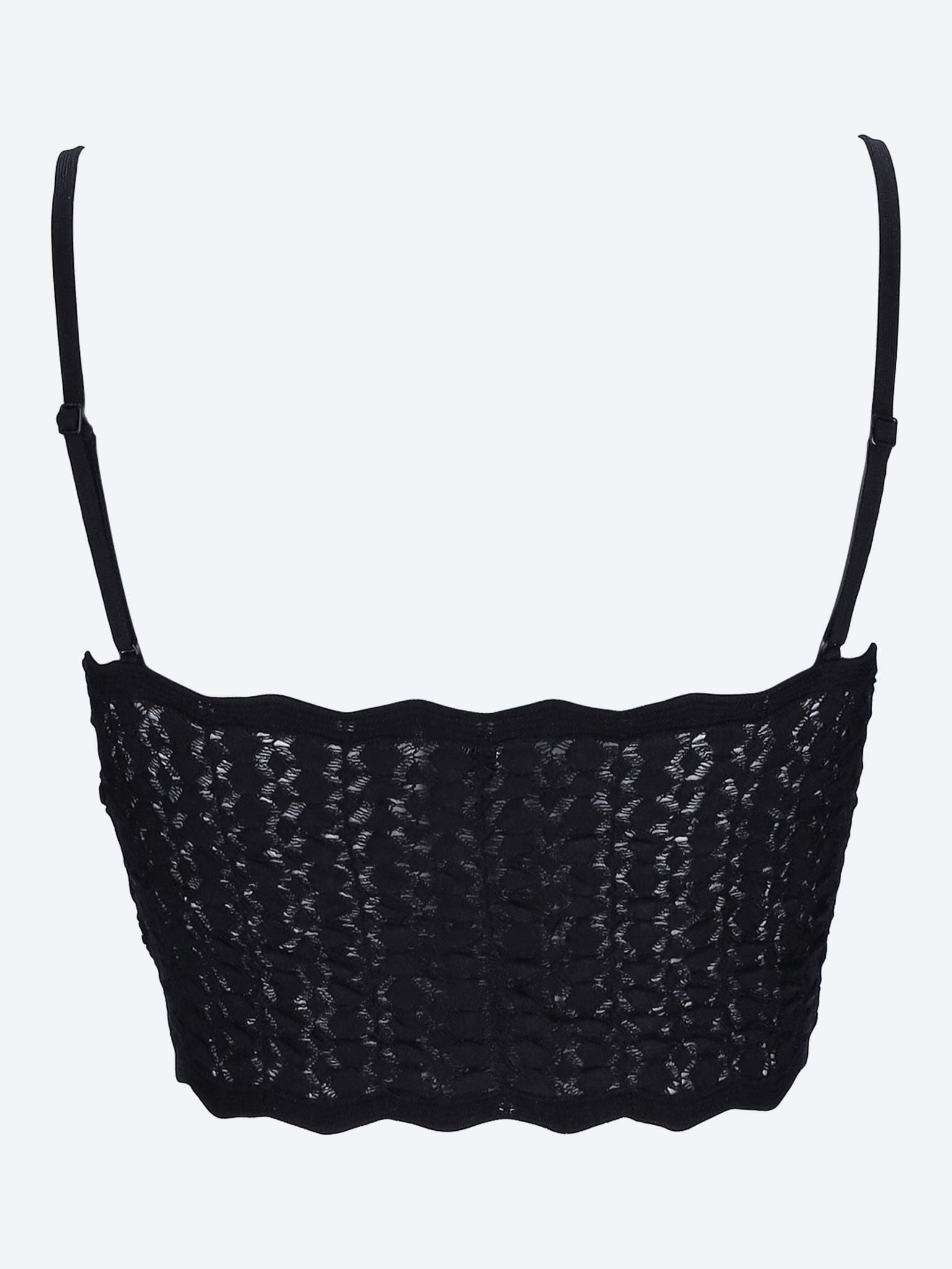 Crop top in pointelle knit 3