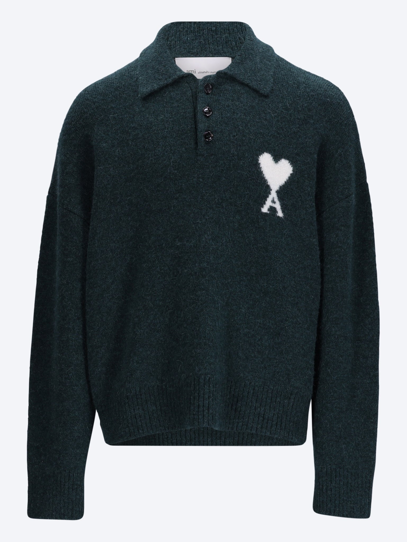 Polo sweater with ami de coeur 1