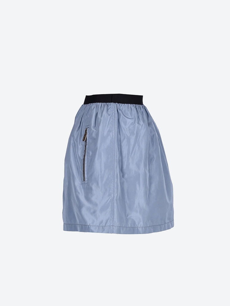 Technical silk miniskirt 2