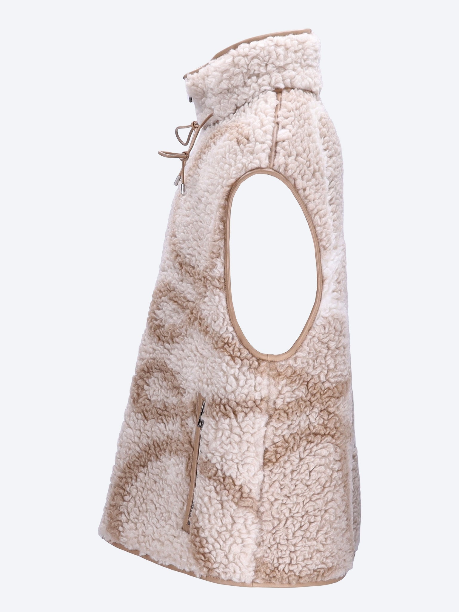 Polyester wool acrylic vest 2