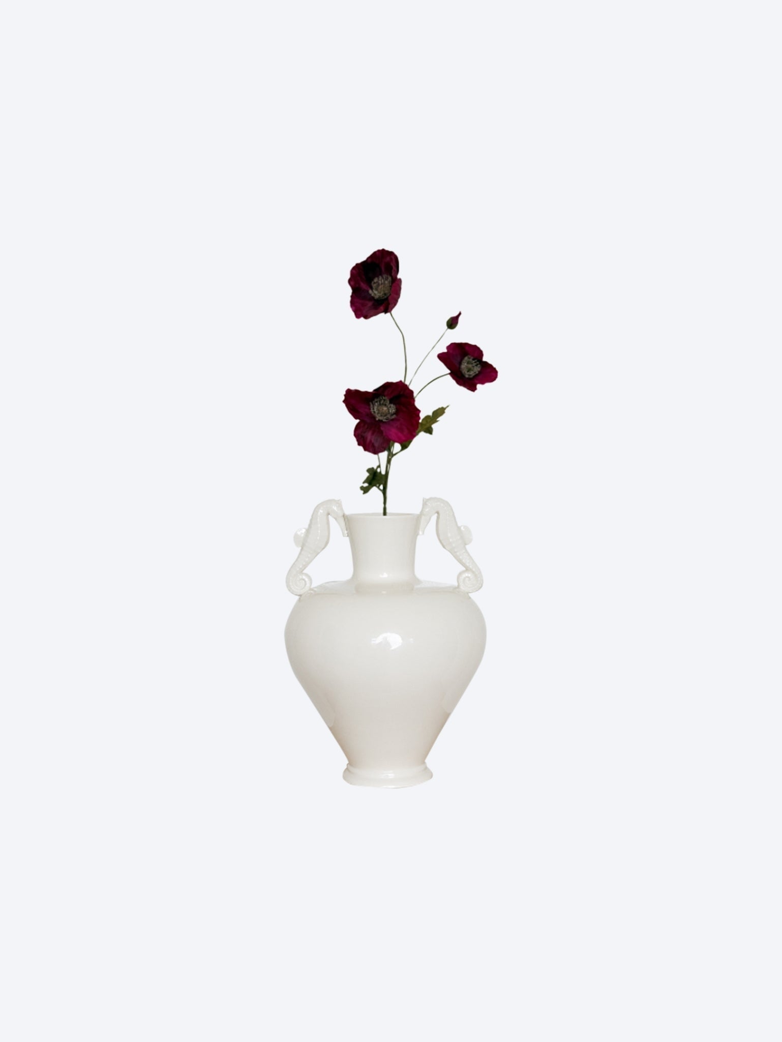 Poppy flower ruby wine 59cm 1