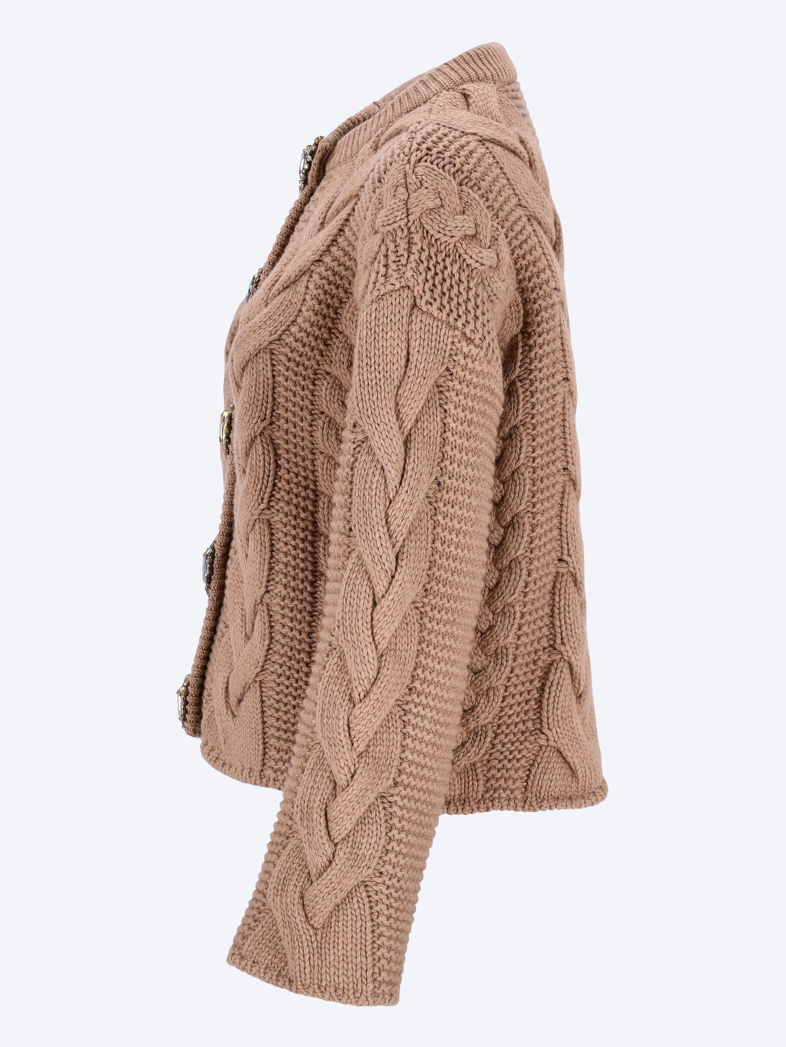 Portrait solid cardigan 2