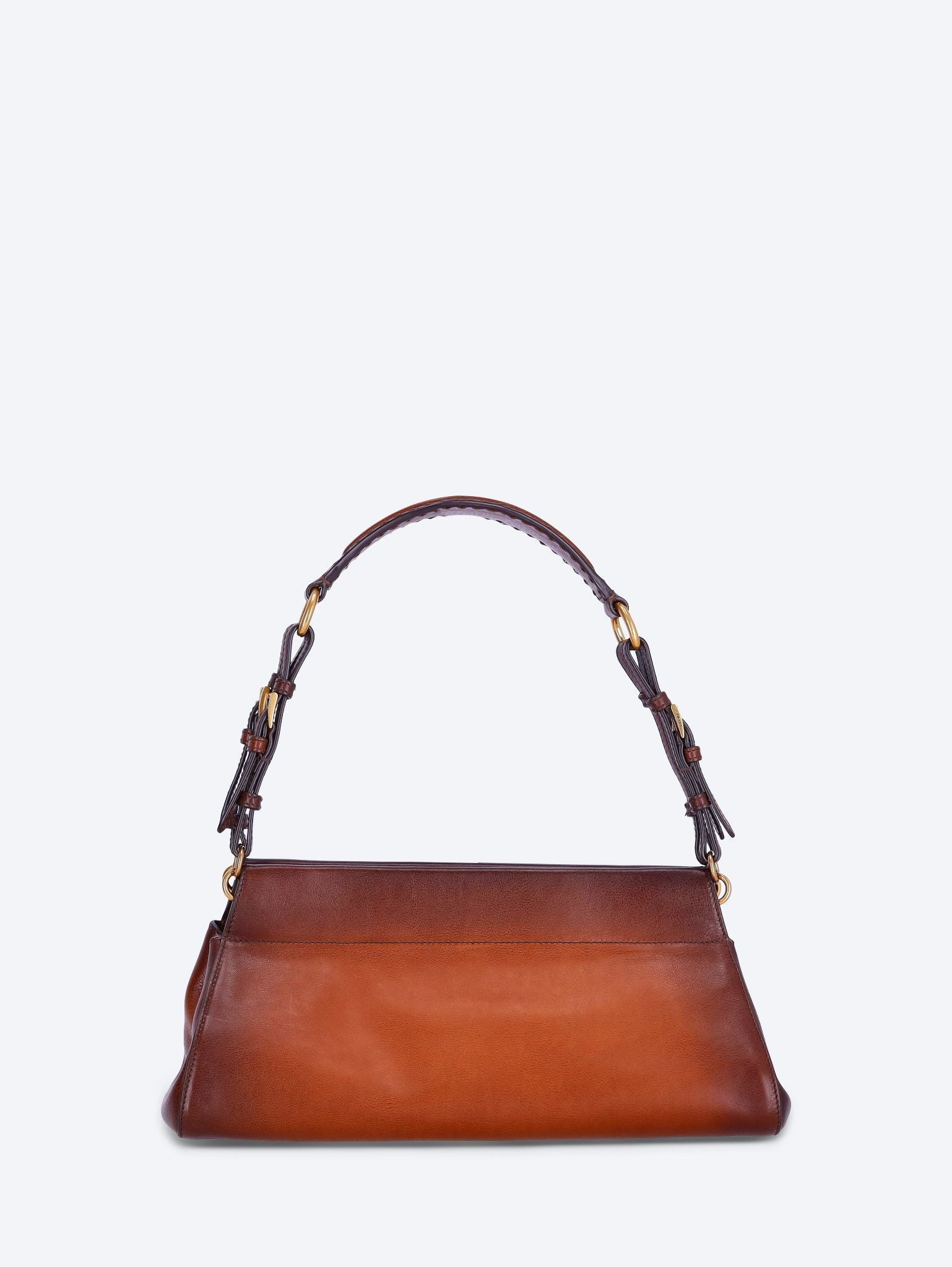 Prada enchaine medium leather handbag 4
