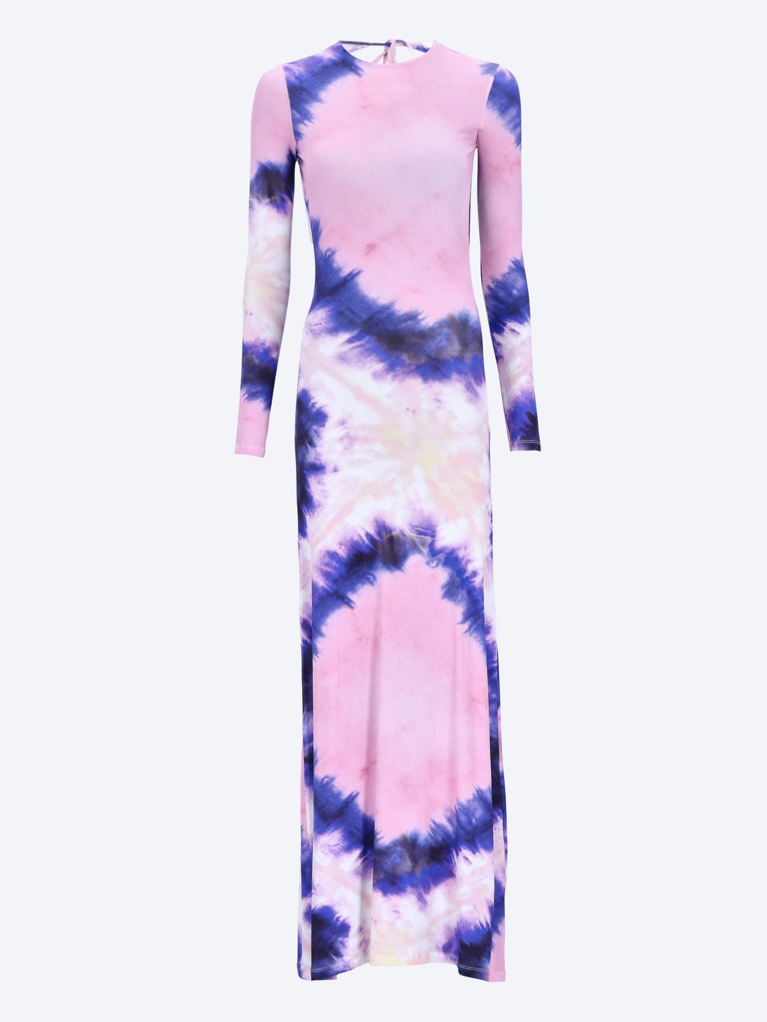 Printed maiorca jersey backless dress 1