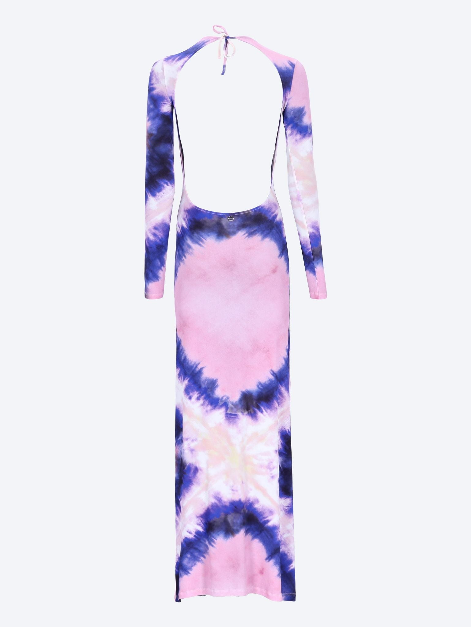 Printed maiorca jersey backless dress 3