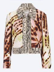 Printed short jacket ref: