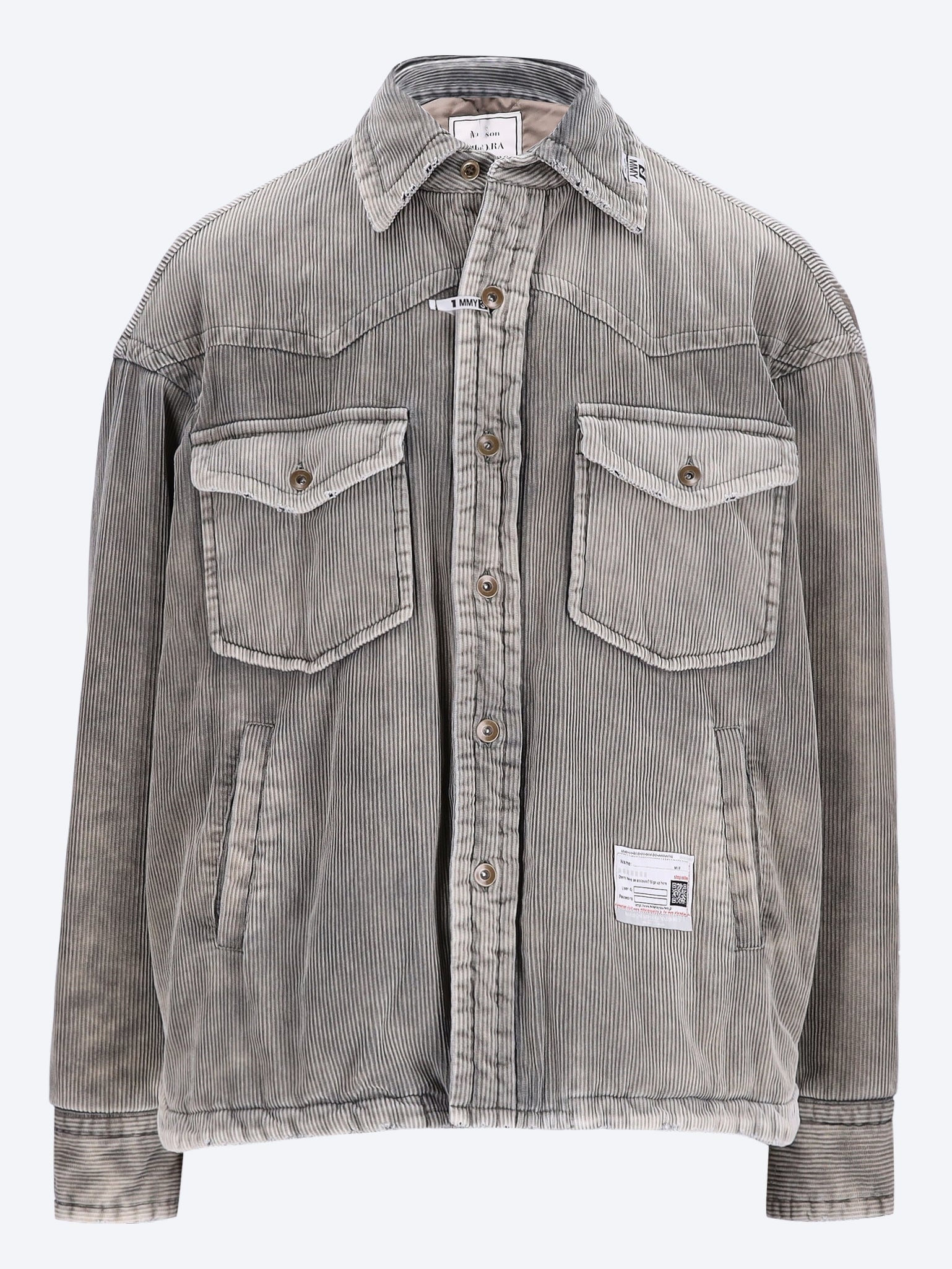 Puffer corduroy shirt 1