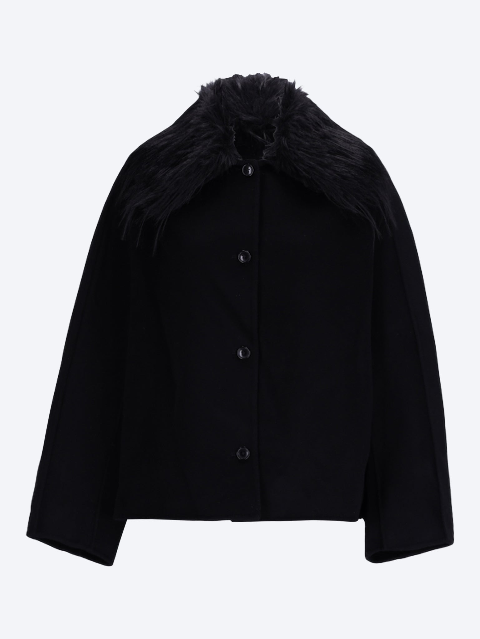 Rafe jacket with faux fur collar 1