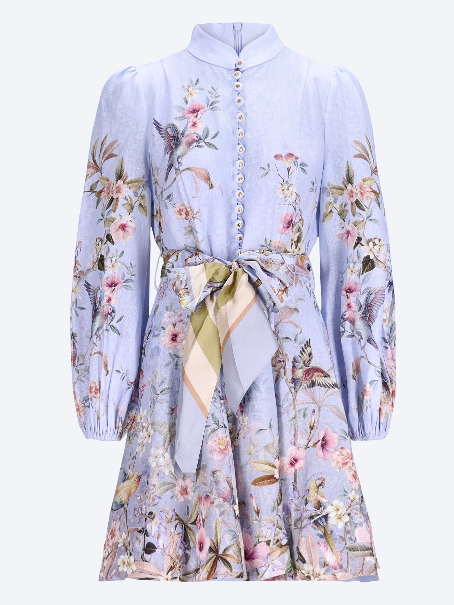Rebellion button mini dress 1