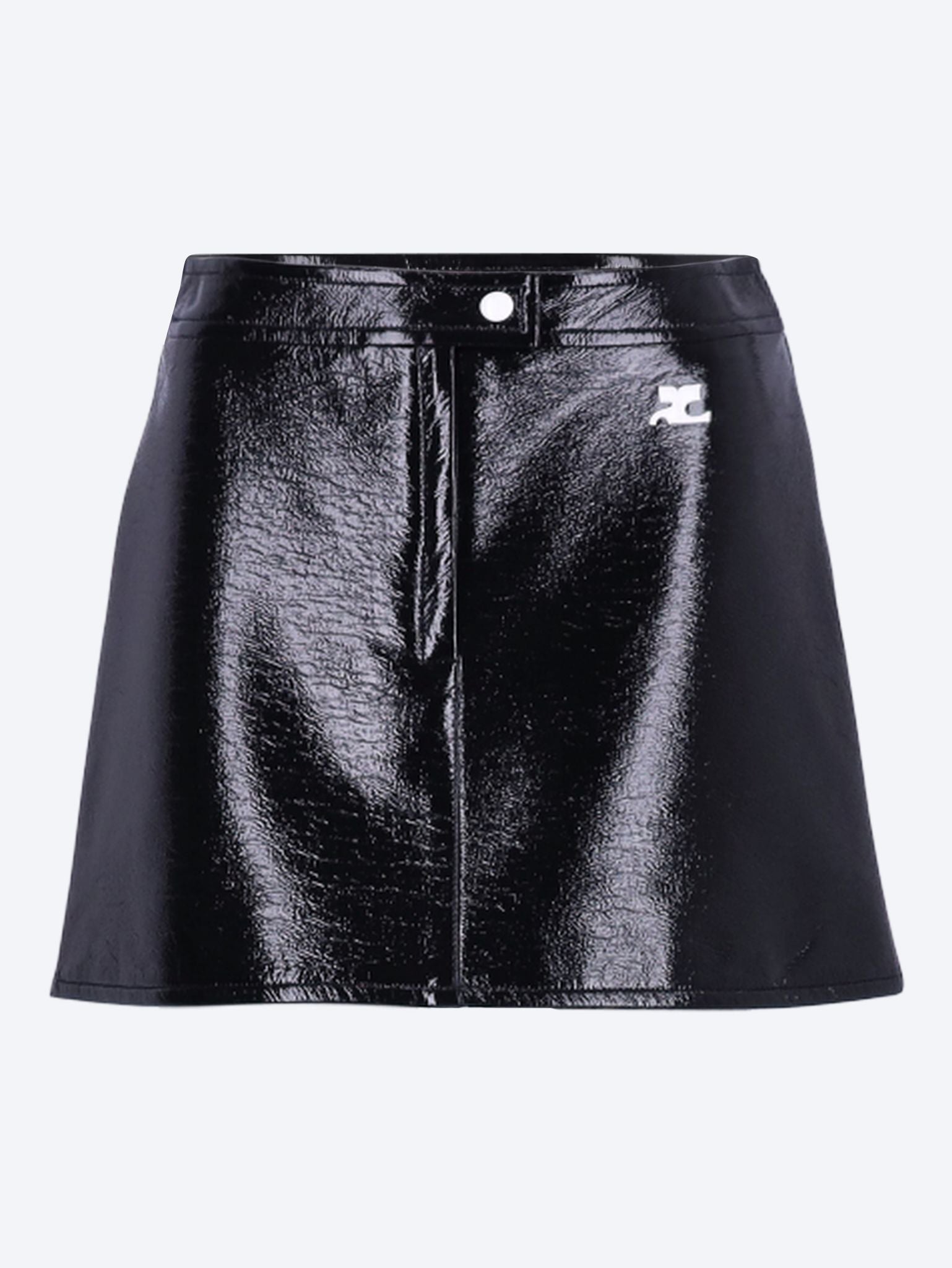 COURREGES WOMEN-CLOTHING SKIRT Reedition vinyl mini skirt