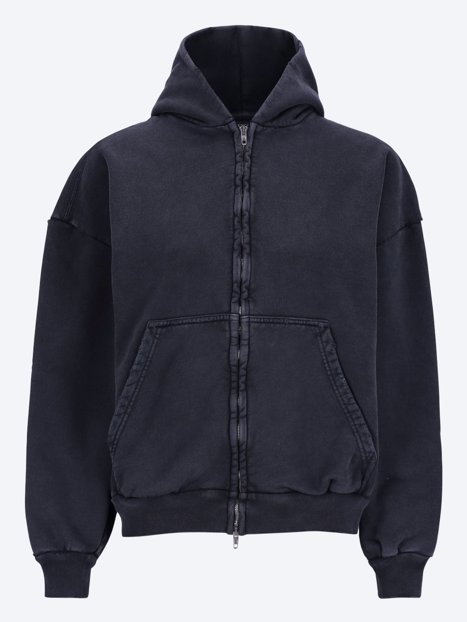 Regular zip up hoodie 1