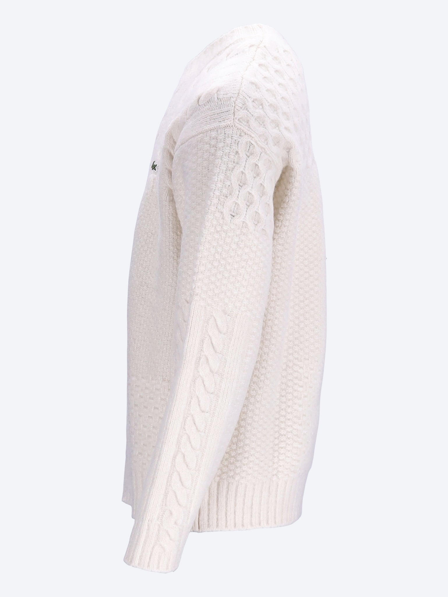 Relaxed fit wool crewneck sweater 2