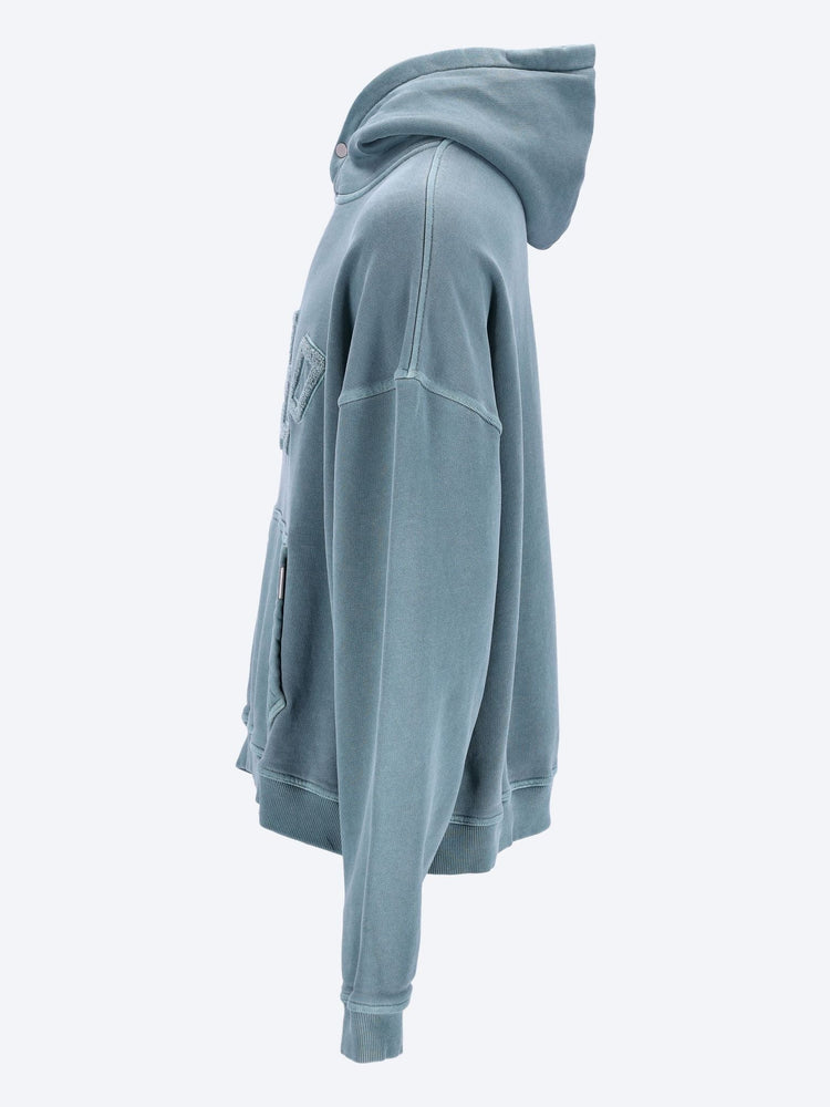 Rep applique hoodie sweatshirt 2