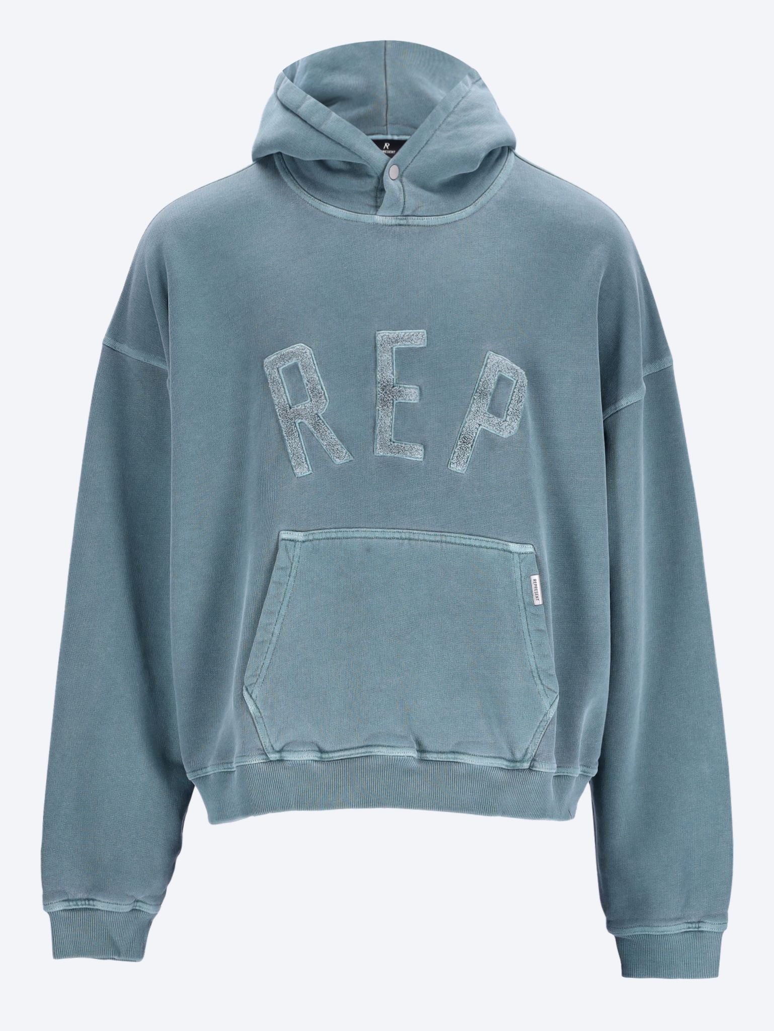 Rep applique hoodie sweatshirt 1