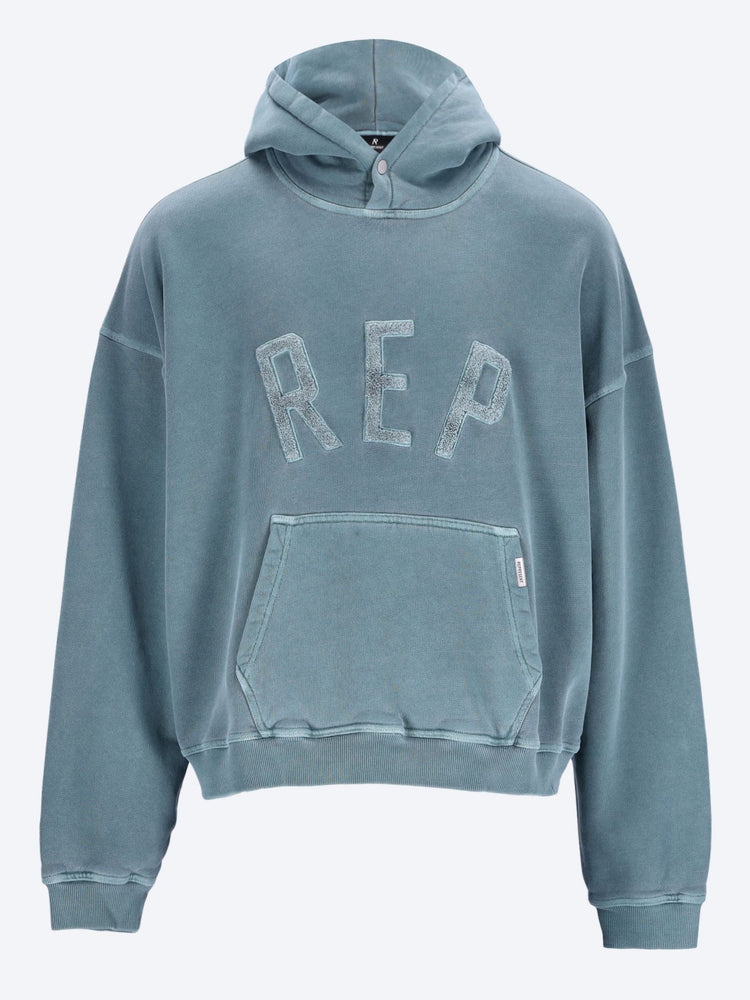 Rep applique hoodie sweatshirt 1