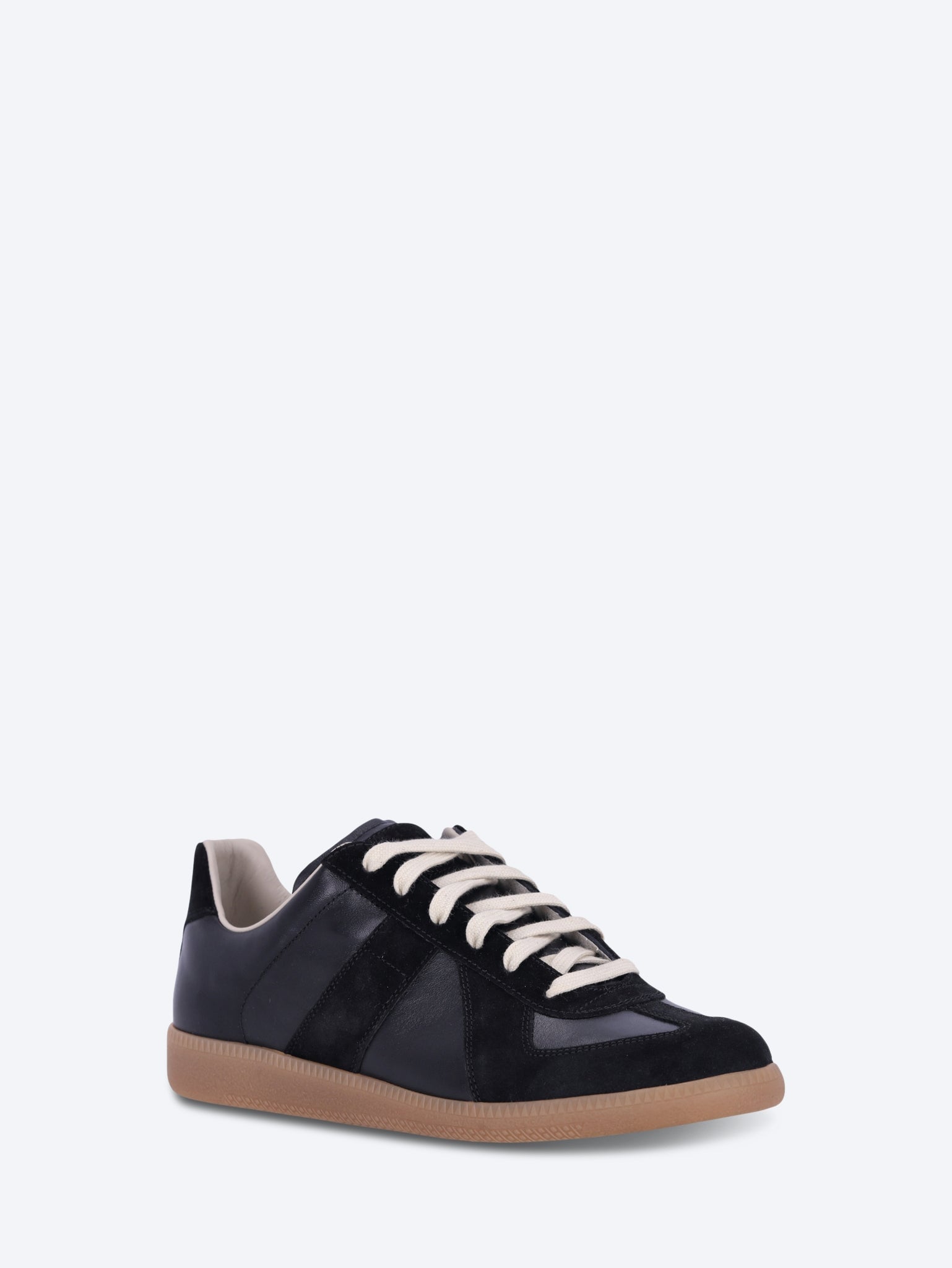 Replica leather sneakers 2