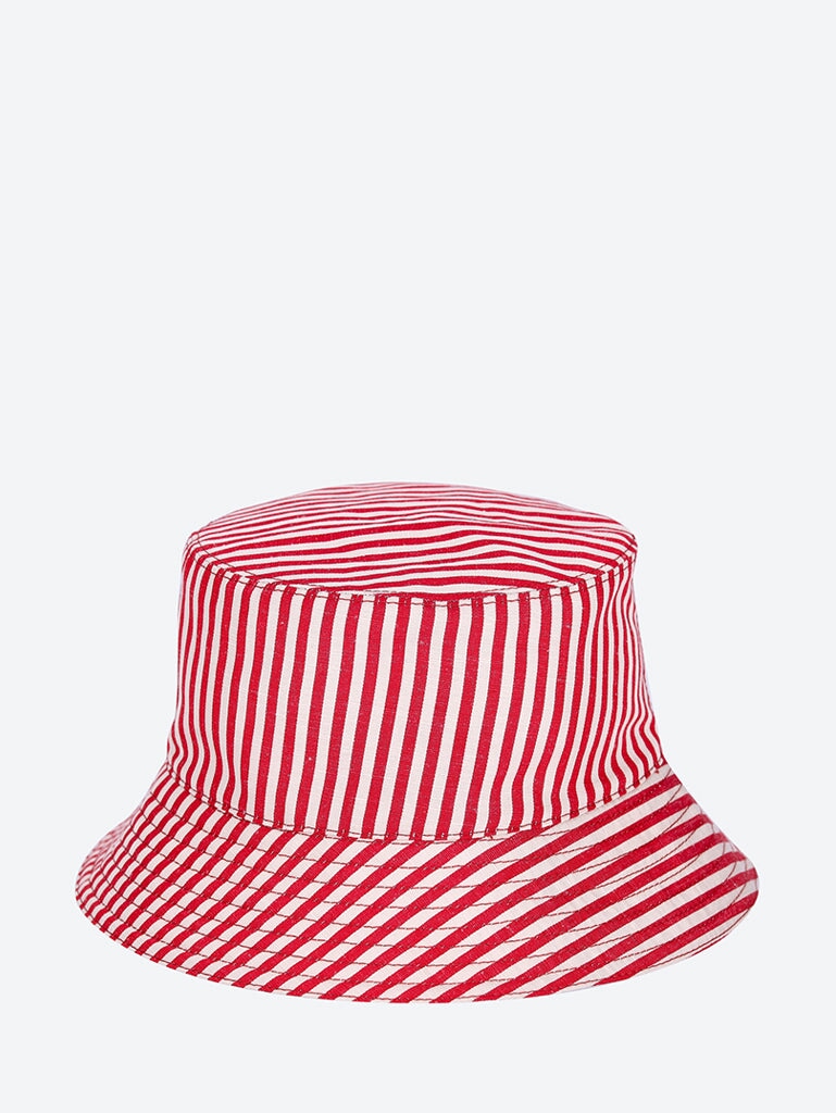 Reversible hat with pouch 2