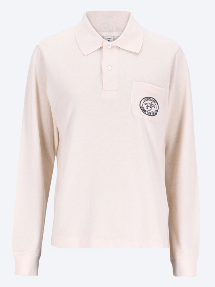 Riding club longsleeve pique polo 1