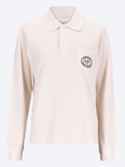 Riding club longsleeve pique polo ref:
